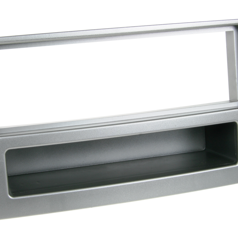 ACV 1-DIN facia plate with pocket Honda Civic 01/2004   silver 100631 281130-02