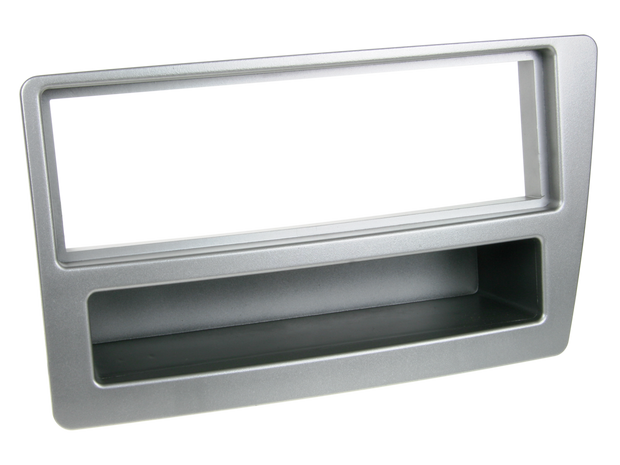ACV 1-DIN facia plate with pocket Honda Civic 01/2004   silver 100631 281130-02