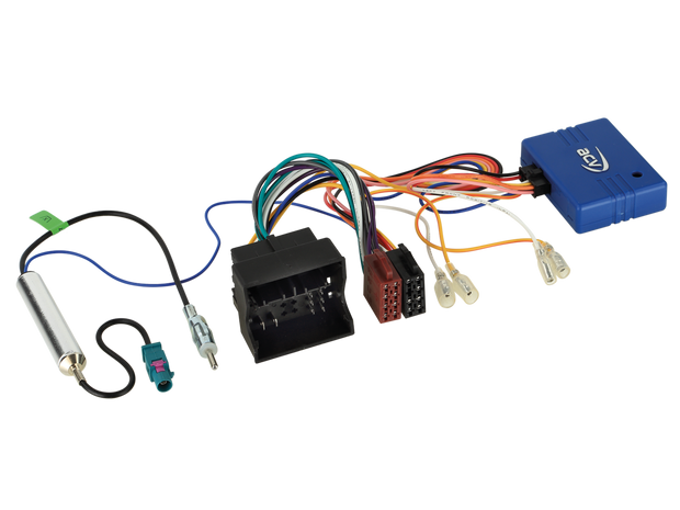 ACV 12-1328-46-15 Rattiohjain-adapteri 52Pin QuadlockISO/antenna FakraDIN