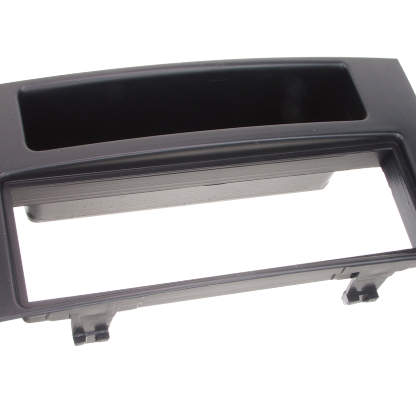 ACV 1-DIN facia plate with pocket VW Touareg / T5 black 100623 281320-11