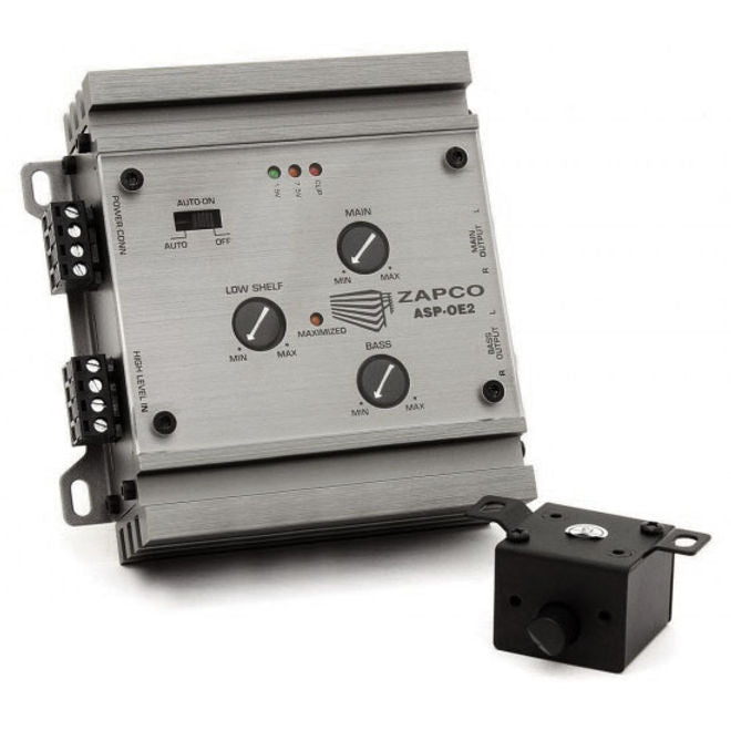 Zapco ASP-OE2 2-Channel OEM Adapter + Bass Restoration, 9.5 V Pre-Amp Output