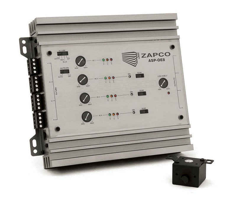 Zapco ASP-OE8 8-Channel OEM Adapter + Signal Summing, 9.5V Preamp Output