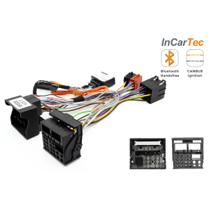 InCarTec T-Johtosarja Mercedes NTG1 Quadlock – FAKRA + CAN BUS ACC (E / CLS / SLK)