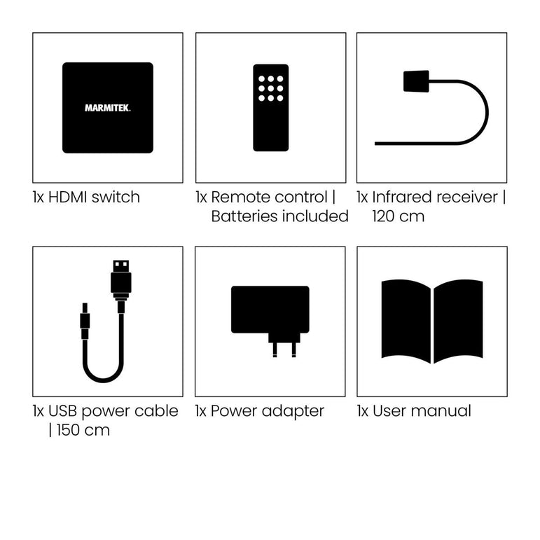 Marmitek Connect 350 UHD 2.0 HDMI-Kytkin