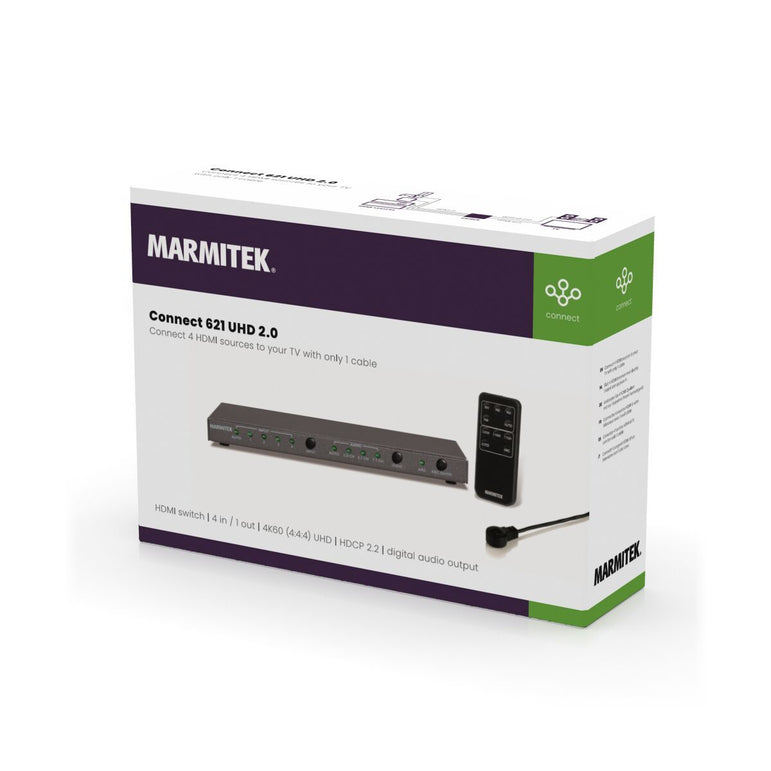 Marmitek Connect 621 UHD 2.0 HDMI-Kytkin