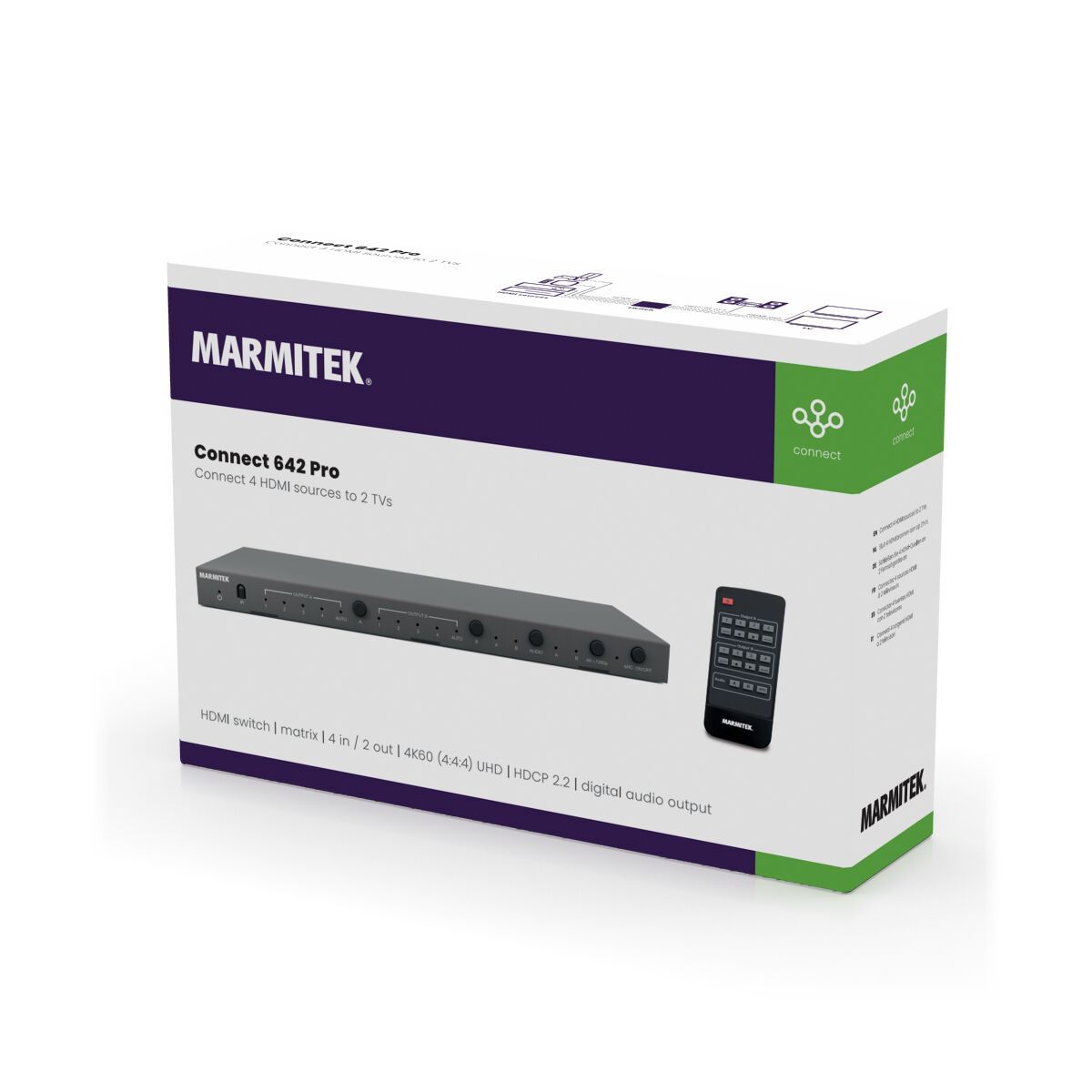 Marmitek Connect 642 Pro HDMI Matrix Switch