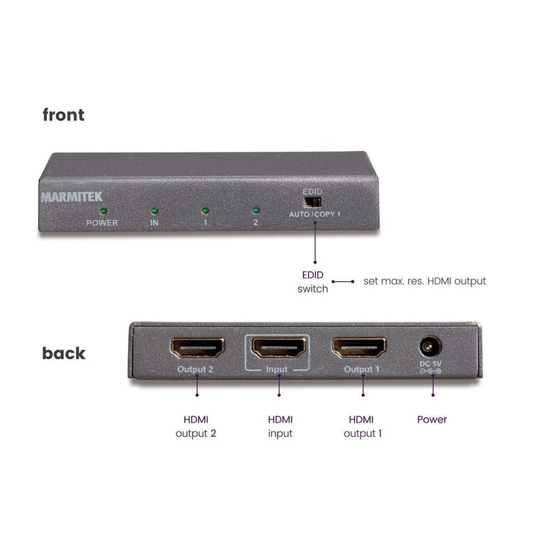 Marmitek Split 612 UHD 2.0 HDMI-jakaja