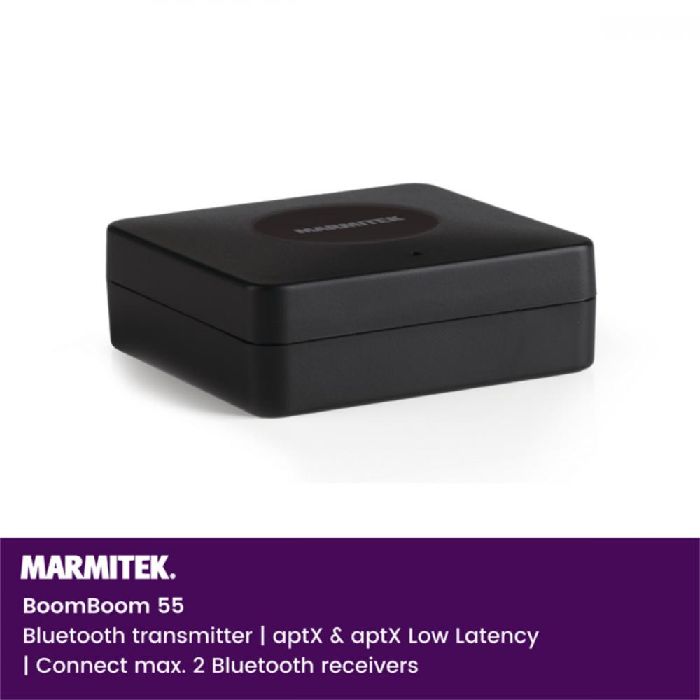 Marmitek BoomBoom 55 Bluetooth AptX Transmitter for two devices