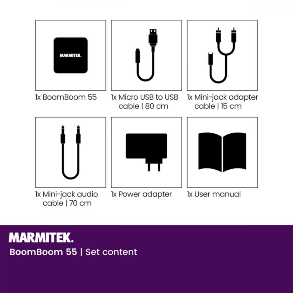 Marmitek BoomBoom 55 Bluetooth AptX Transmitter for two devices