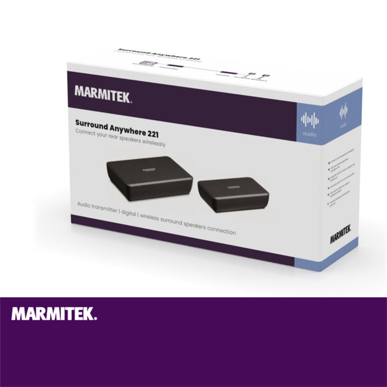 Marmitek Surround Anywhere 221 Wireless Amplifier for Speakers