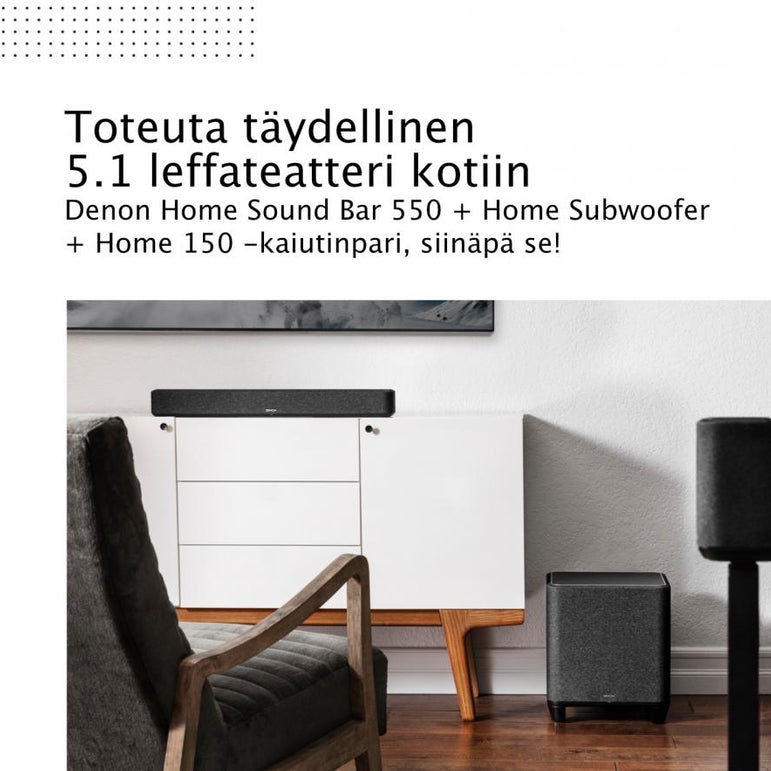 Denon Home Subwoofer langaton subwoofer