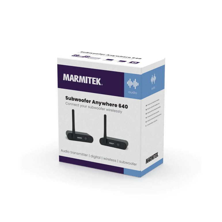 Marmitek Subwoofer Anywhere 640 langaton lähetin ja vastaanotin