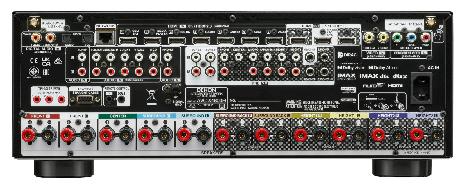 Denon AVC-X4800H 9.4-kanavainen AV-vahvistin