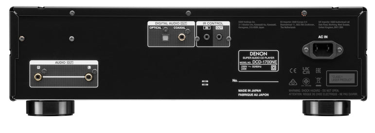 Denon DCD-1700NE CD/SACD Player
