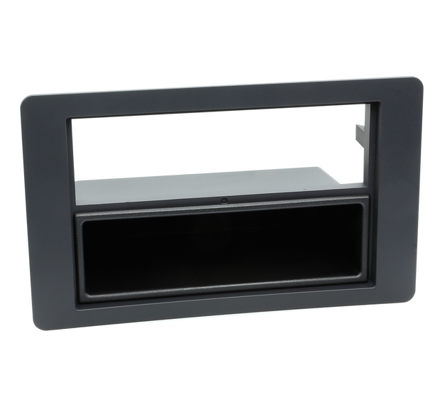 ACV 1-DIN Head Unit Surround with Storage Compartment - Saab 9.5 Facelift (2006-2014) Black