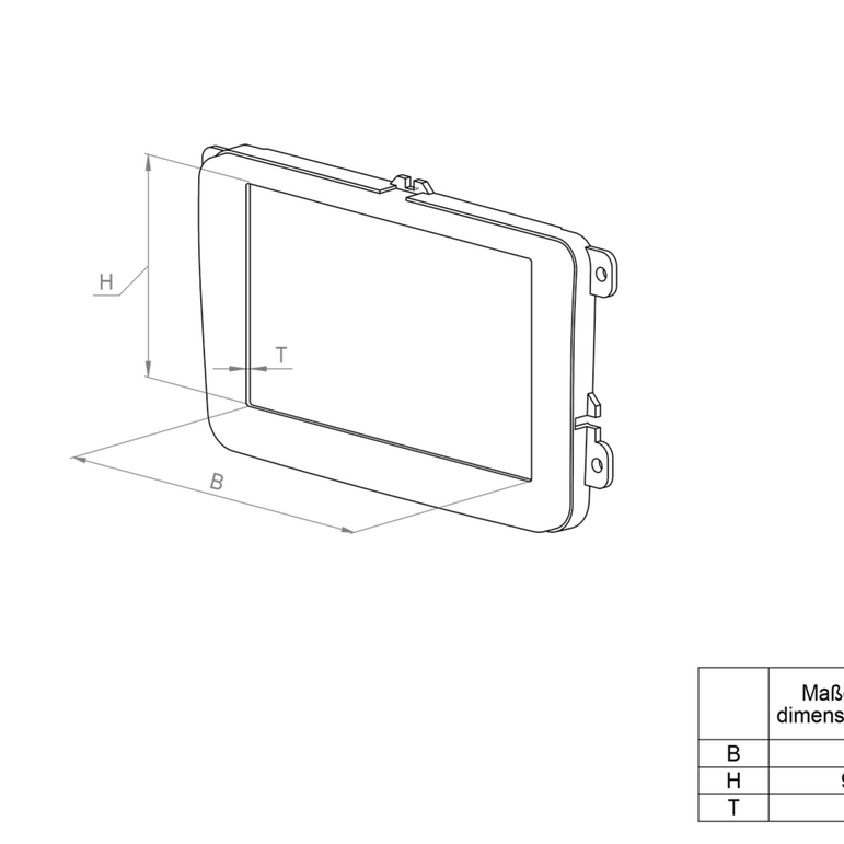 ACV 381352-06 2-DIN asennuspaneeli Volvo S60/V60/S70/V70/XC70