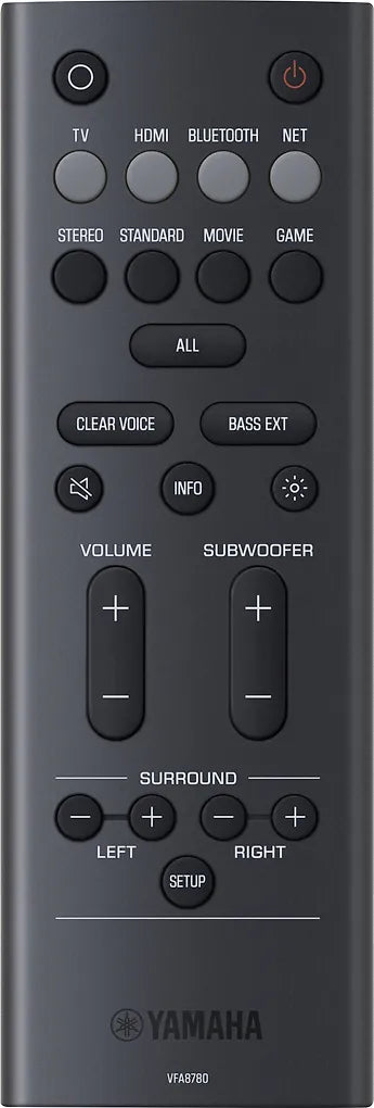 Yamaha SR-X40A True X Soundbar, black. *discontinued*