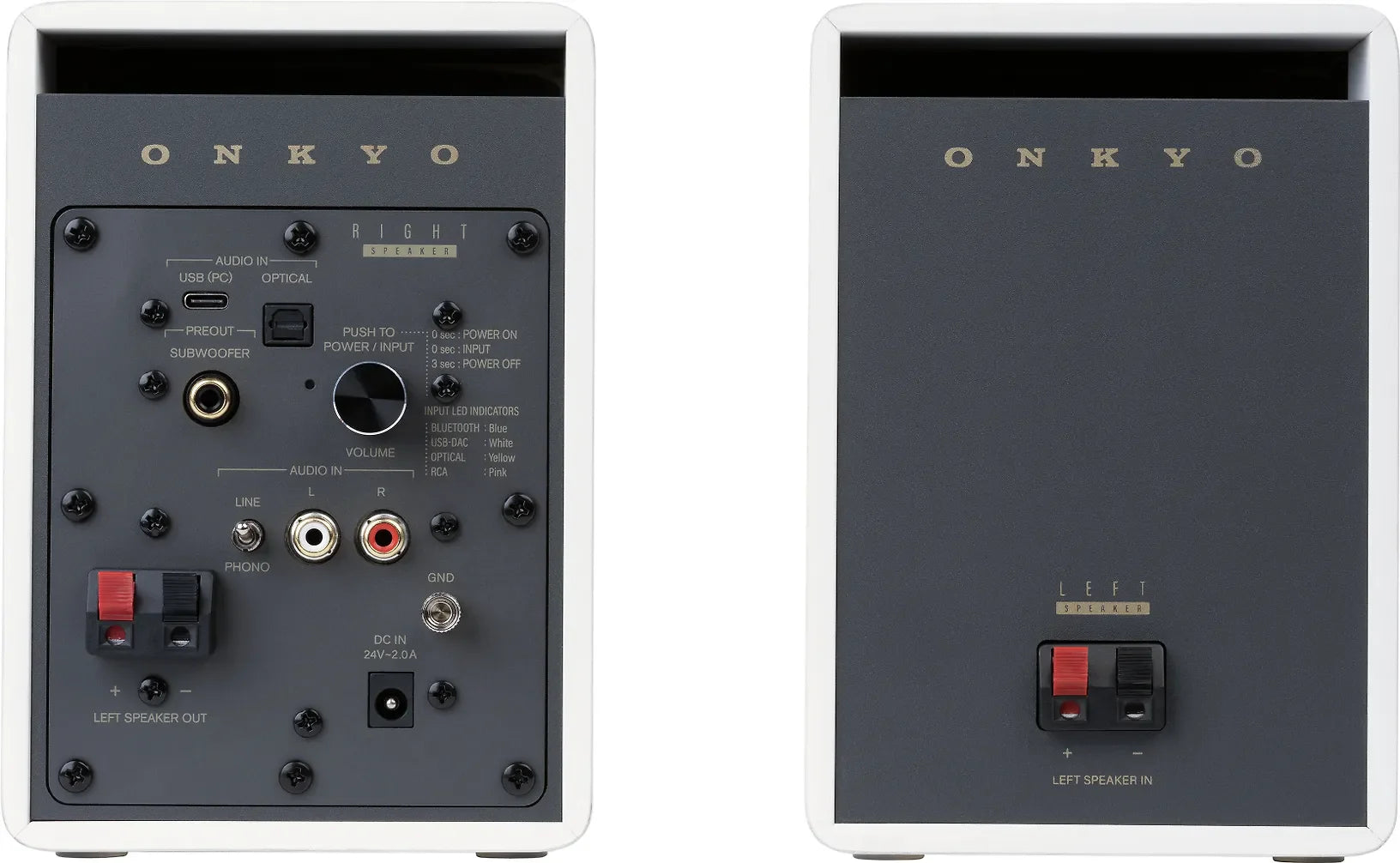 Onkyo GX-10DB active speaker pair