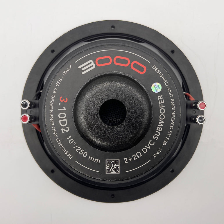 ESB Audio 3.10D2 10"/250 mm Subwoofer (2+2 Ohm DVC)