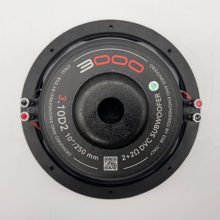 ESB Audio 3.10D2 10"/250 mm Subwoofer (2+2 Ohm DVC)