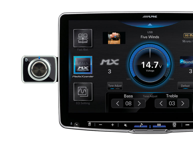 Alpine RUE-BK01 Bluetooth Volume Knob for Halo Players