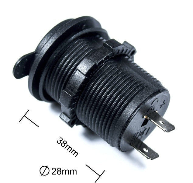 FOUR Connect 4-600152 vedenpitävä pistorasia 12/24V