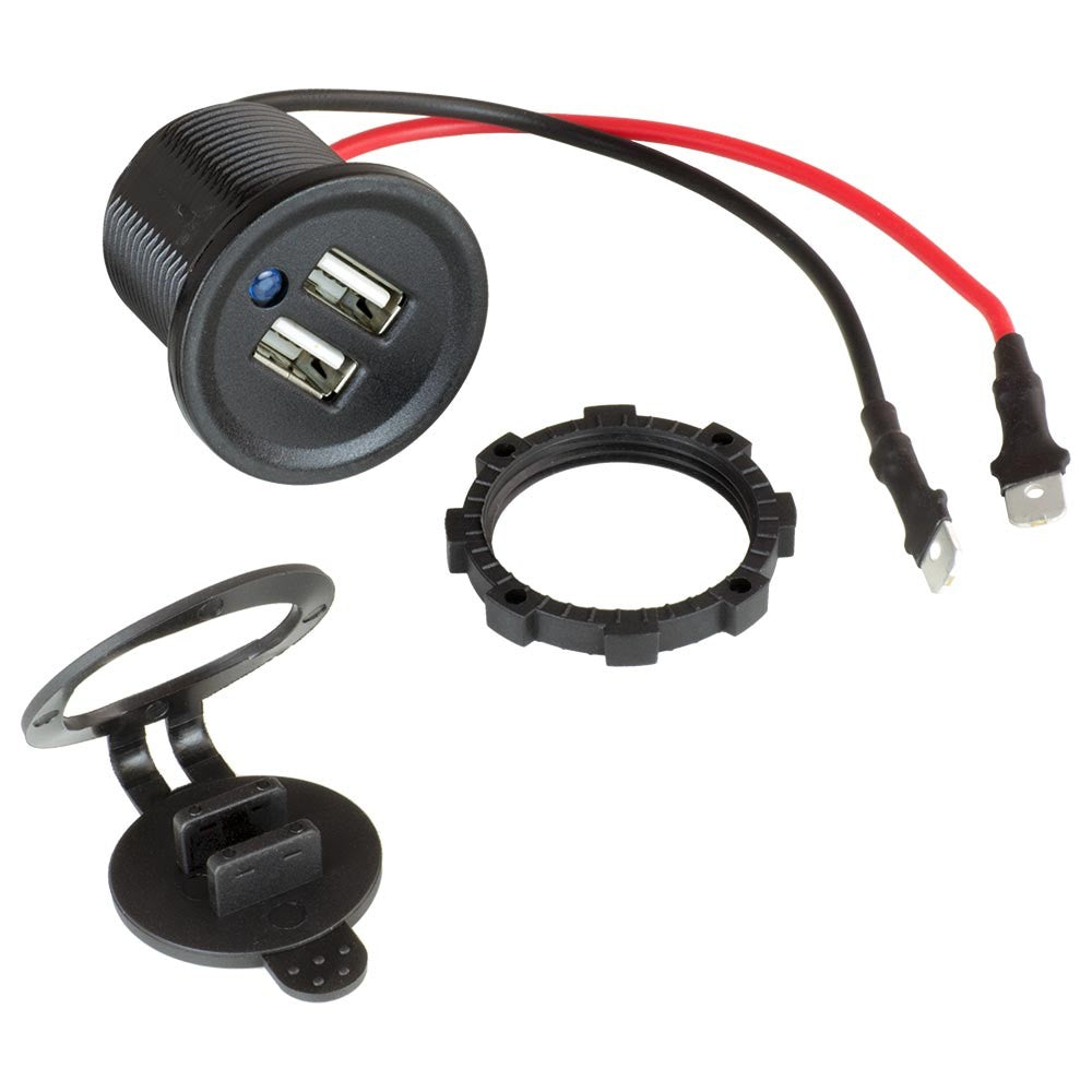 FOUR Connect 4-600153 vedenpitävä USB-pistorasia 12/24V