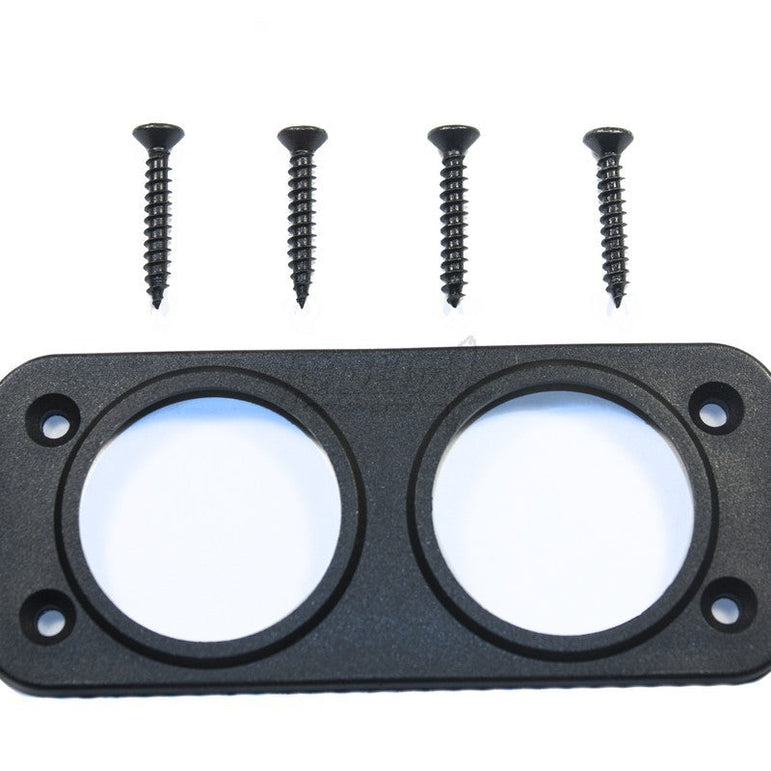 FOUR Connect Faceplate for two 26mm round connection units 4-600160
