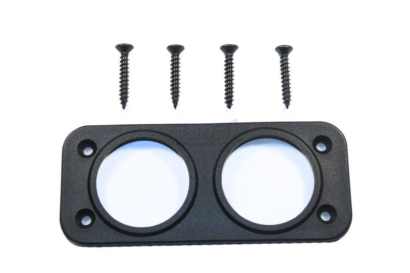 FOUR Connect Faceplate for two 26mm round connection units 4-600160
