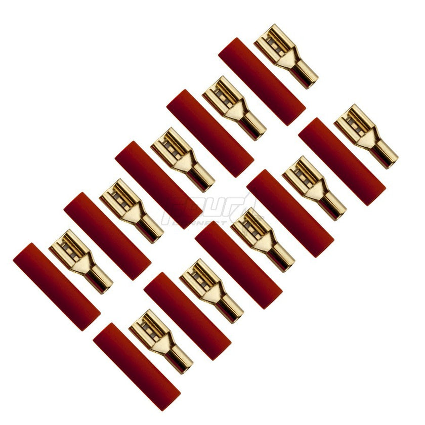 FOUR Connect 4-690742 flat terminal 2.5mm2, 4.8mm, red, 10pcs