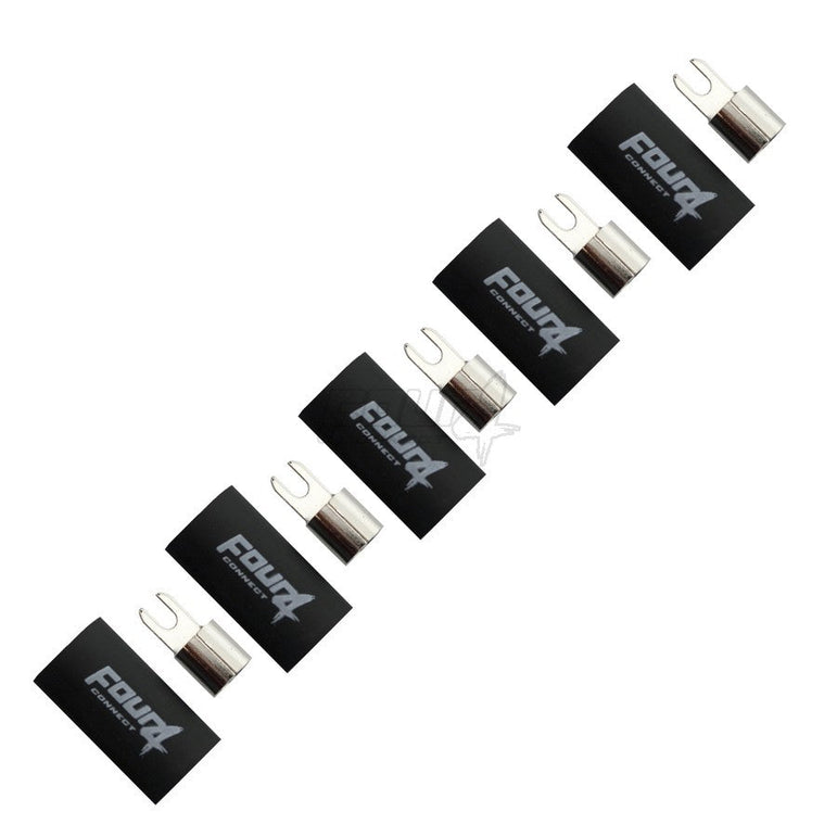 FOUR Connect 4-690833 M4 fork connector 35mm2, 5x black