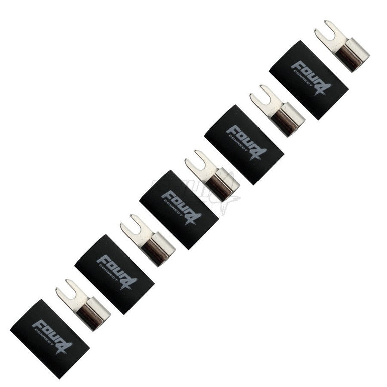 FOUR Connect 4-690837 M4 fork connector 20mm2, 5x black