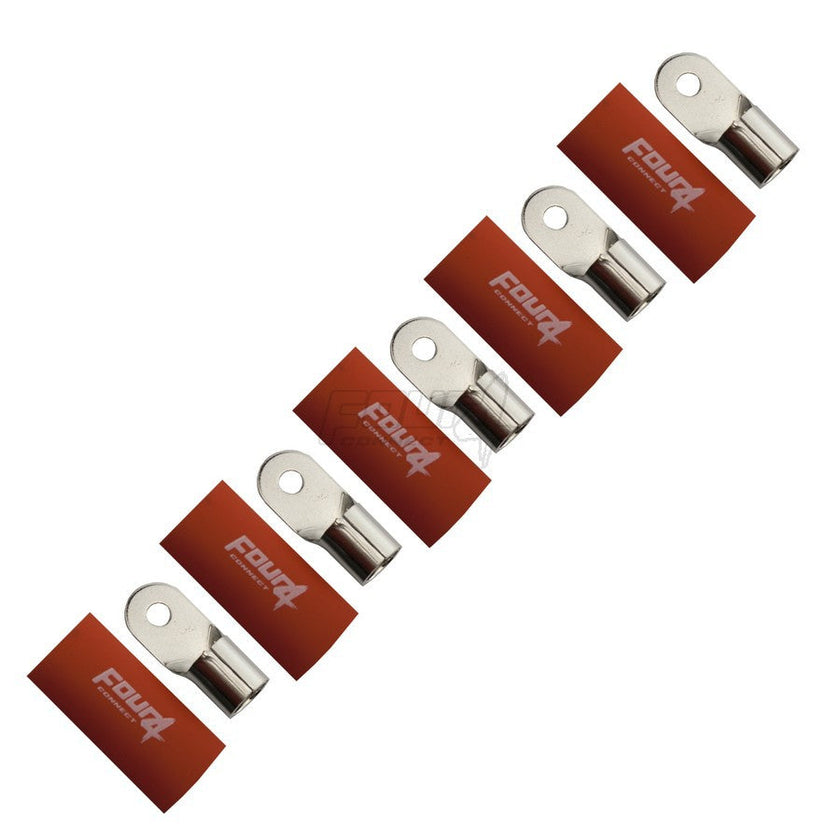 FOUR Connect 4-690936 M6 ring terminal 50mm2, 5x red