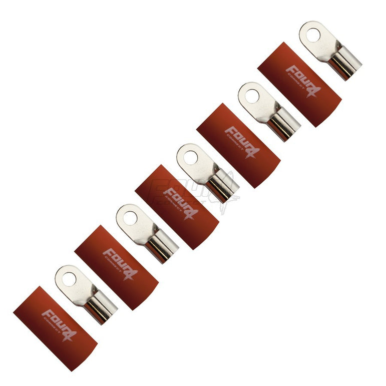 FOUR Connect 4-690944 M8 ring terminal 50mm2, 5x red