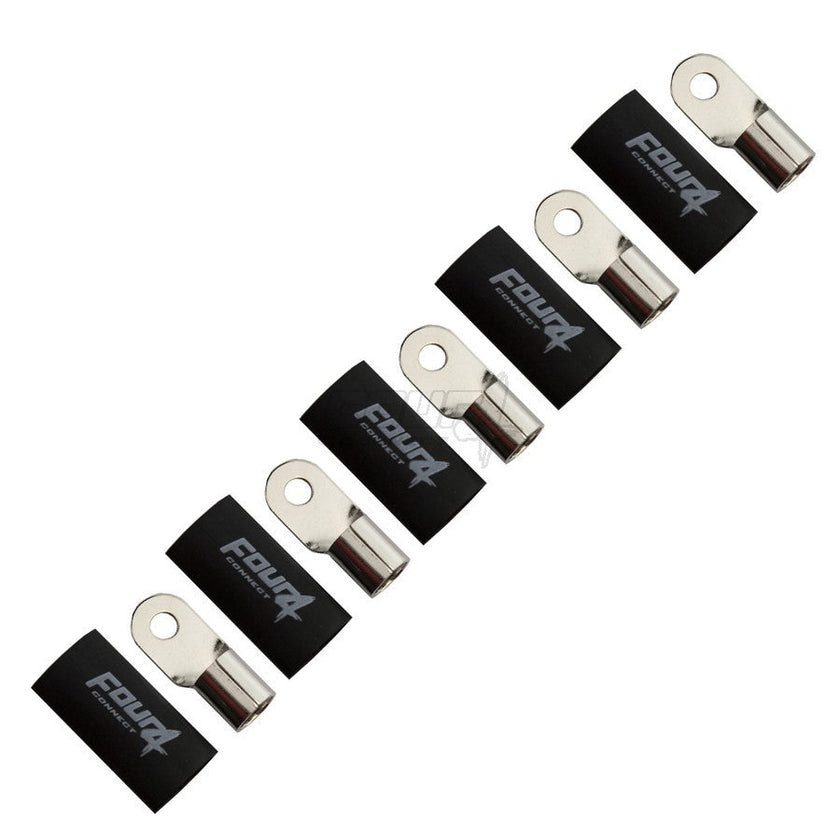 FOUR Connect 4-690955 M6 ring terminal 35mm2, 5x black
