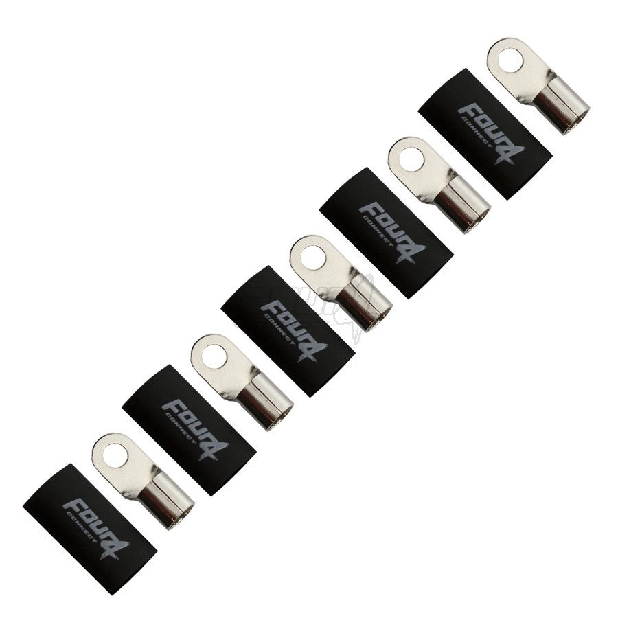 FOUR Connect 4-690963 M8 ring terminal 35mm2, 5x black