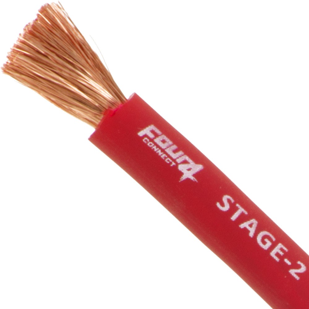 FOUR Connect 4-800213 STAGE2 20mm2 OFC power cable red