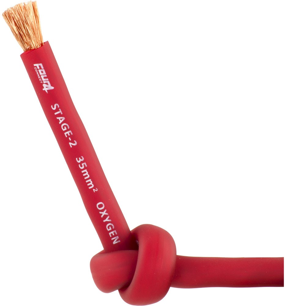 FOUR Connect 4-800215 STAGE2 35mm2 OFC power cable red