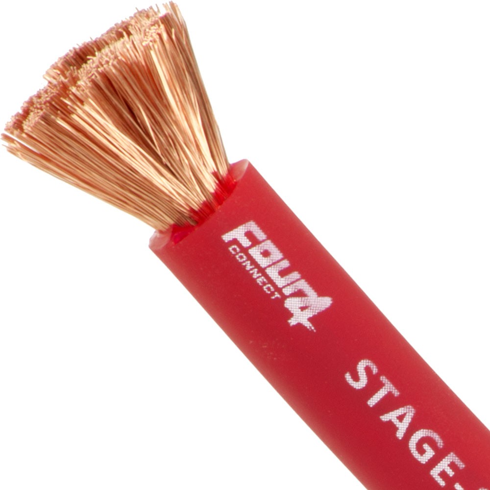 FOUR Connect 4-800215 STAGE2 35mm2 OFC power cable red