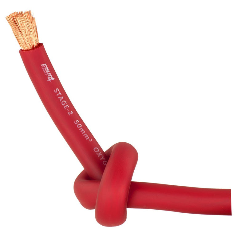 FOUR Connect 4-800217 STAGE2 50mm2 OFC power cable red