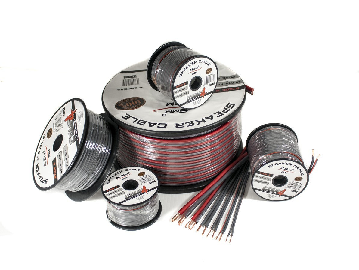 FOUR Connect 4-800239 STAGE2 OFC speaker cable 2x0.75mm2