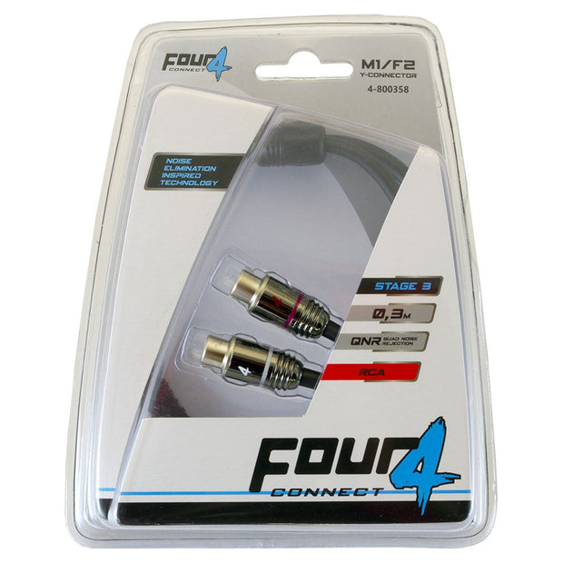FOUR Connect 4-800358 STAGE3 RCA splitter 1M to 2F
