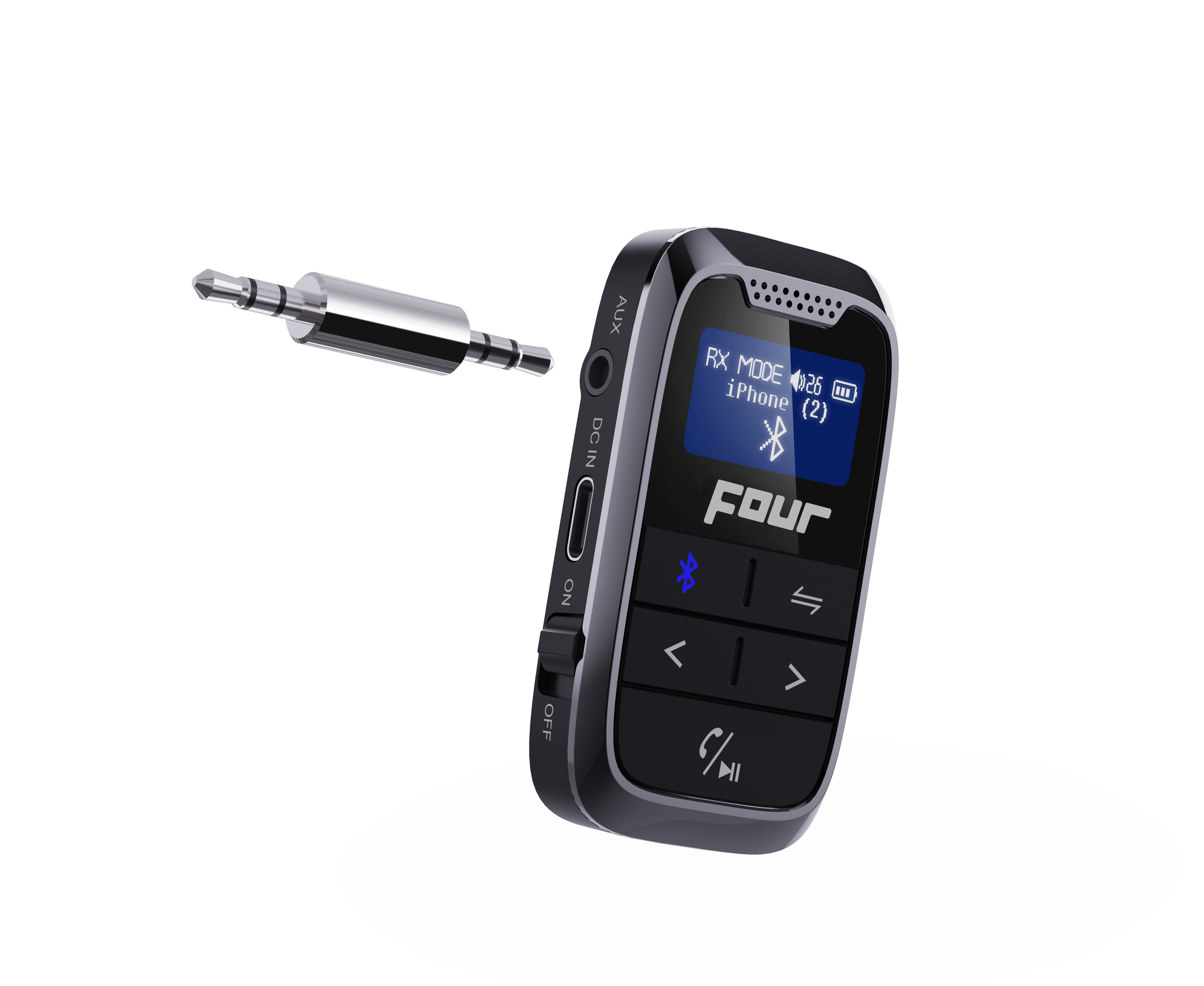 FOUR 2-IN-1 Bluetooth Lähetin / Vastaanotin 4-BTRT1