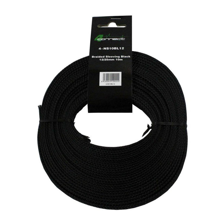 FOUR Connect 4-NS10BL12 nylon sock black 12/25mm 10m