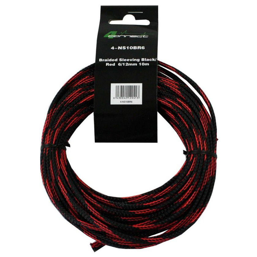 FOUR Connect 4-NS10BR6 nylonsukka punamusta  6/12mm 10m
