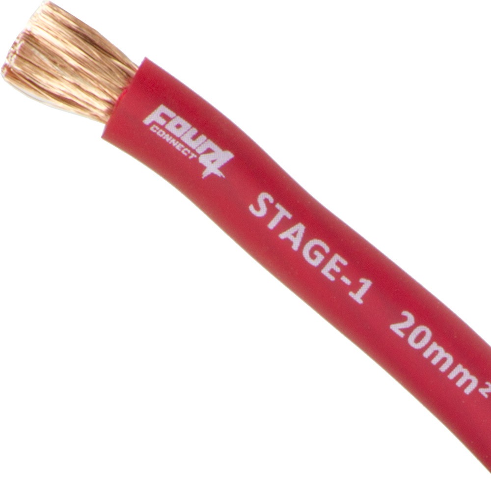 FOUR Connect 4-PC20P – virtakaapeli 20 mm², punainen, 50 m