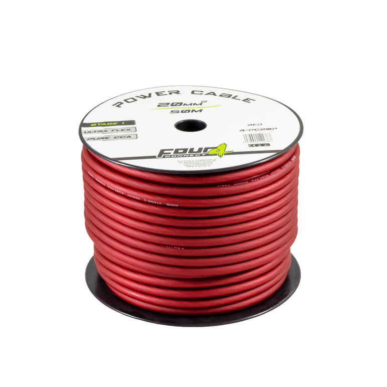 FOUR Connect 4-PC20P – virtakaapeli 20 mm², punainen, 50 m