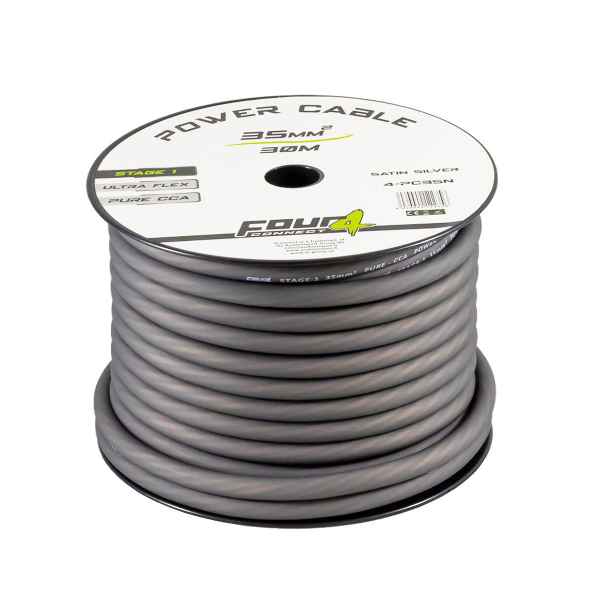 FOUR Connect 4-PC35N – virtakaapeli 35 mm², savunharmaa, 30 m