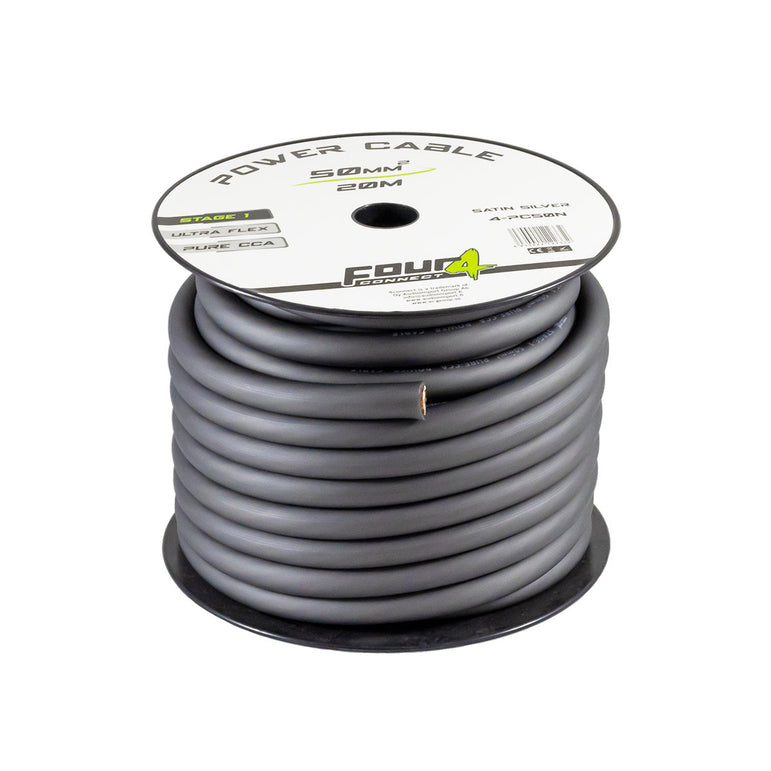 FOUR Connect 4-PC50N – virtakaapeli 50 mm², savunharmaa, 20 m