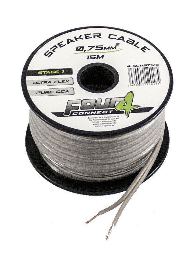 FOUR Connect 4-SCM07515 minikela 2x0,75mm2, 15m
